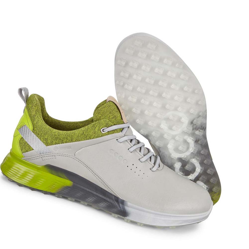 Ecco S-three Spikeless Golfskor Herr Beige | SE 556EBC